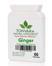 Tonvara Ginger Zingiber Officinale 139mg 23:2